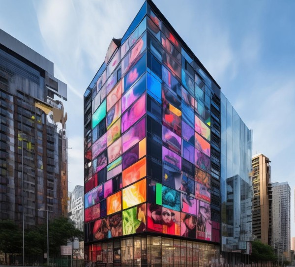 视觉艺术广告传播，视觉创意在现代建筑中的影响