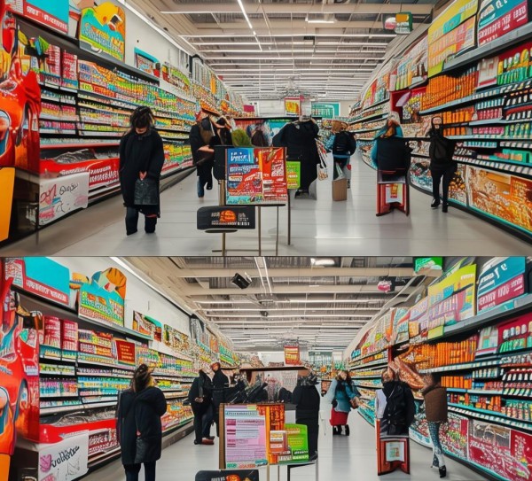 广告策略与效果对比研究，超市广告宣传案例分析