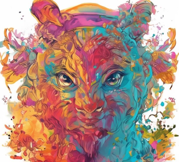 公益广告设计，用温暖的颜色和圆形爱心传递爱与关怀