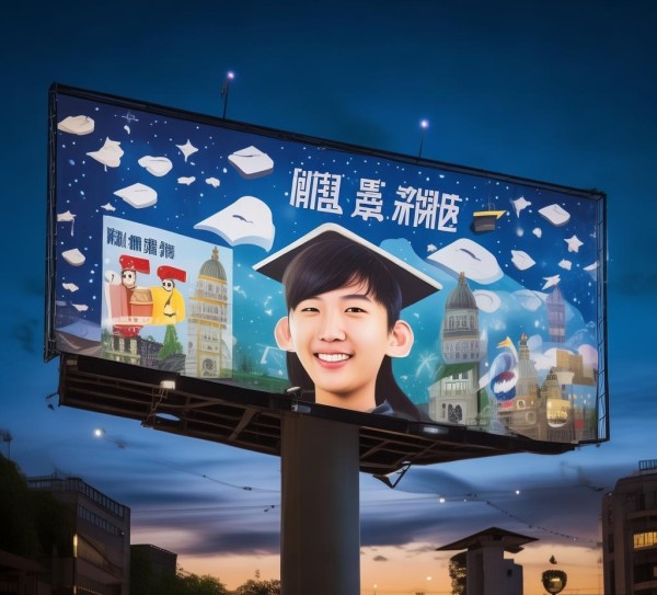 高考升学规划广告牌，开启人生规划的新篇章，开启人生成功的新篇章